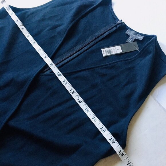 The Limited Women's Navy‎ Blue Ponte Dress Size Medium - Picture 7 of 9